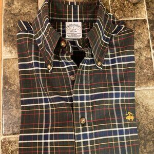 Oxford Collar Button Down, Brooks Brothers Golden Fleece Regent, Men's Small